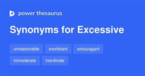 Excessive thesaurus - Most related words/phrases with sentence examples define Excessive focus meaning and usage. ... Related terms for excessive focus- synonyms, antonyms and sentences with excessive focus. Lists. synonyms. antonyms. definitions. sentences. thesaurus. Parts of speech. nouns. Synonyms Similar meaning. View all. excessive attention. undue focus ...